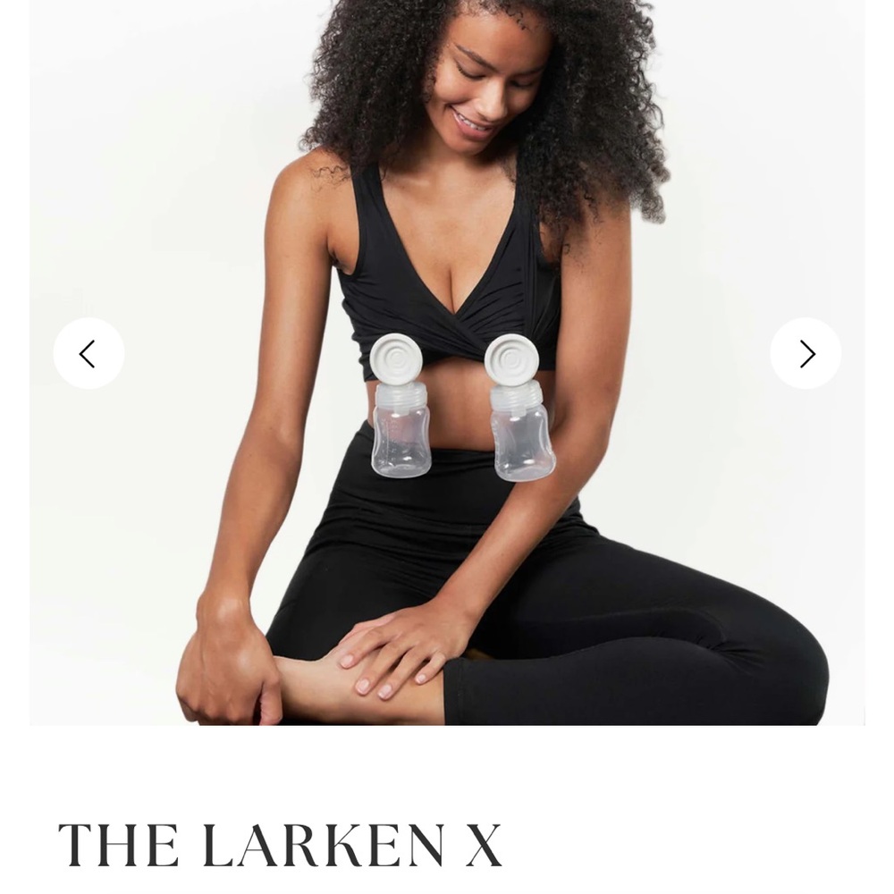 The Larken X Black Nursing Bra